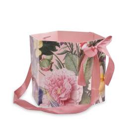 سلة وردي مشجر